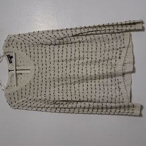 Women's Off White Freshman 1996 Size Large Long Sleeve Shirt